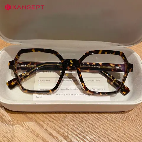 Lunettes carrées de lecture — filtre lumière bleue
