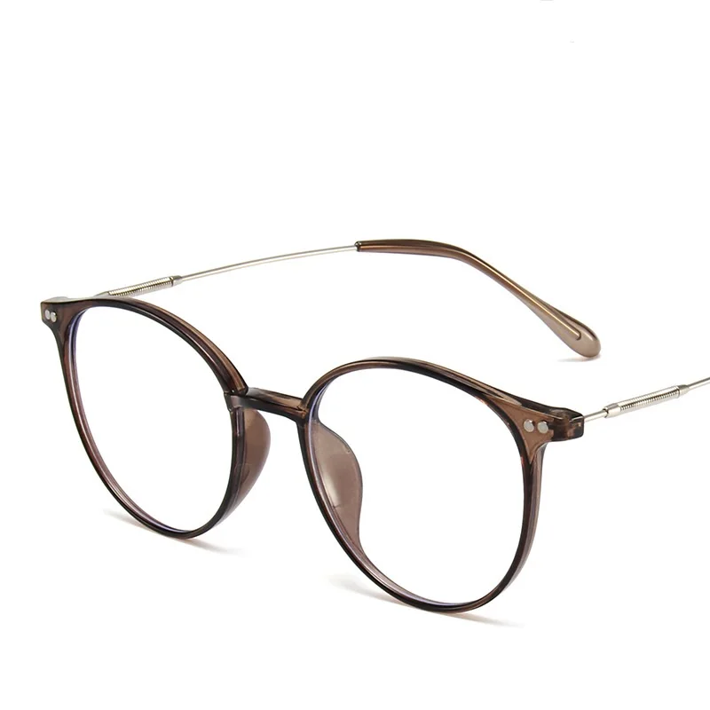 lunettes marron rondes