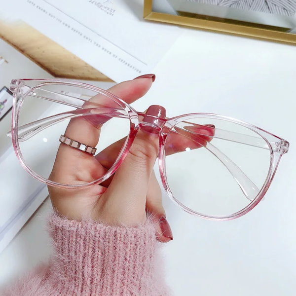 lunettes roses éclatantes